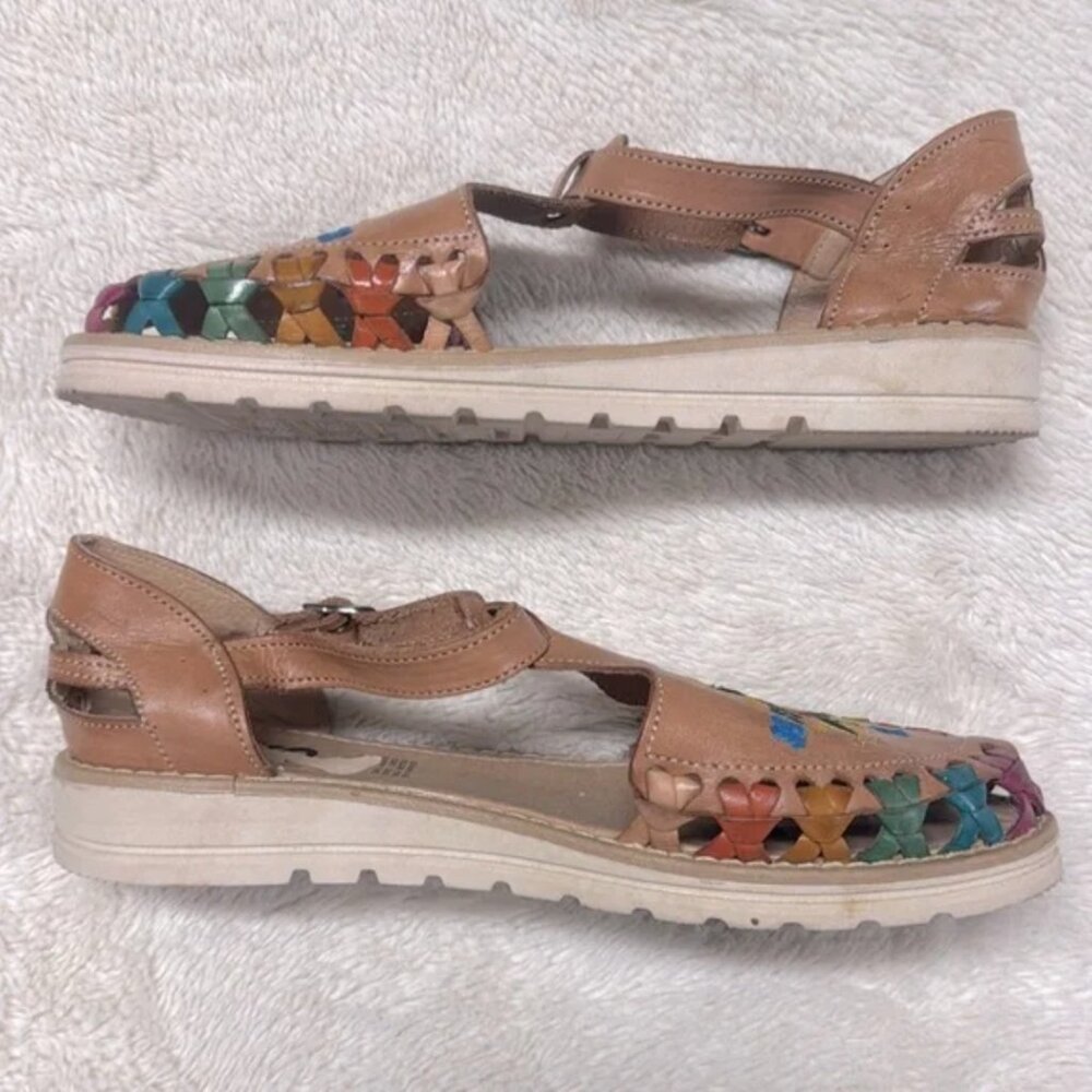 Colorful Embroidered Huaraches - Picture 7 of 9